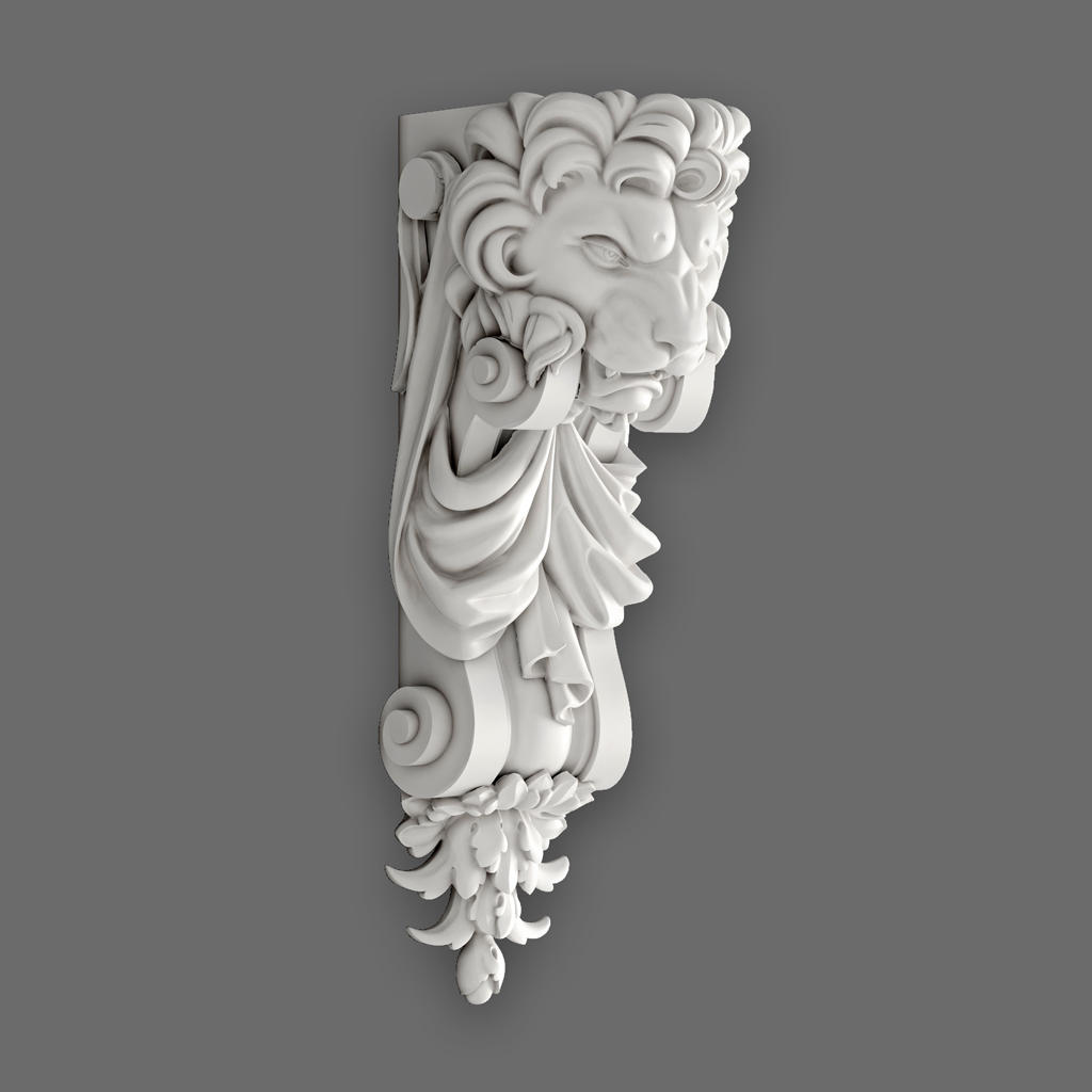 Polyurethane decorative molding for classic wall moldings for interior design