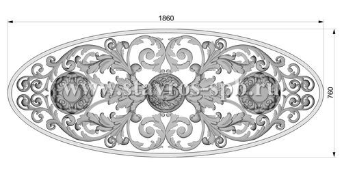 Wooden balusters in Arkhangelsk