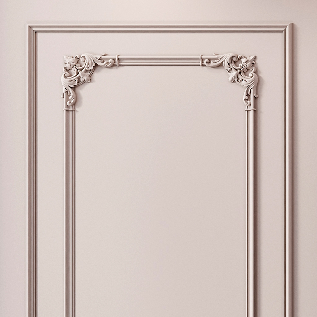 Buy wall decor CPU-1-5 &mdash; set with four corner overlays for creating rectangular frames and decorative compositions