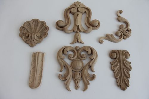 Carved wooden casings in Makhachkala