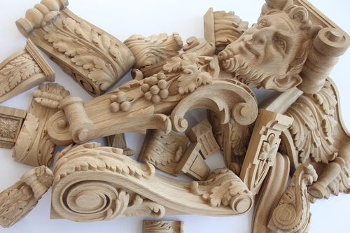 Carved wooden moldings in Saratov