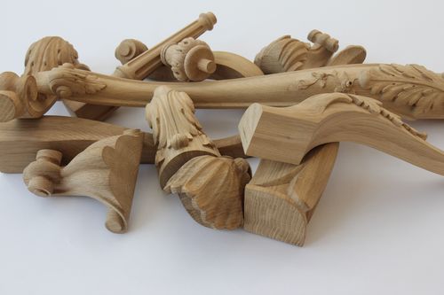 Wooden balusters for staircases in Saratov