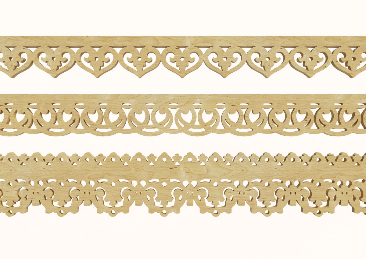 Unique carved door casings that create an unmistakable look for wooden houses