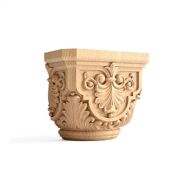 Carved capital IKN-020