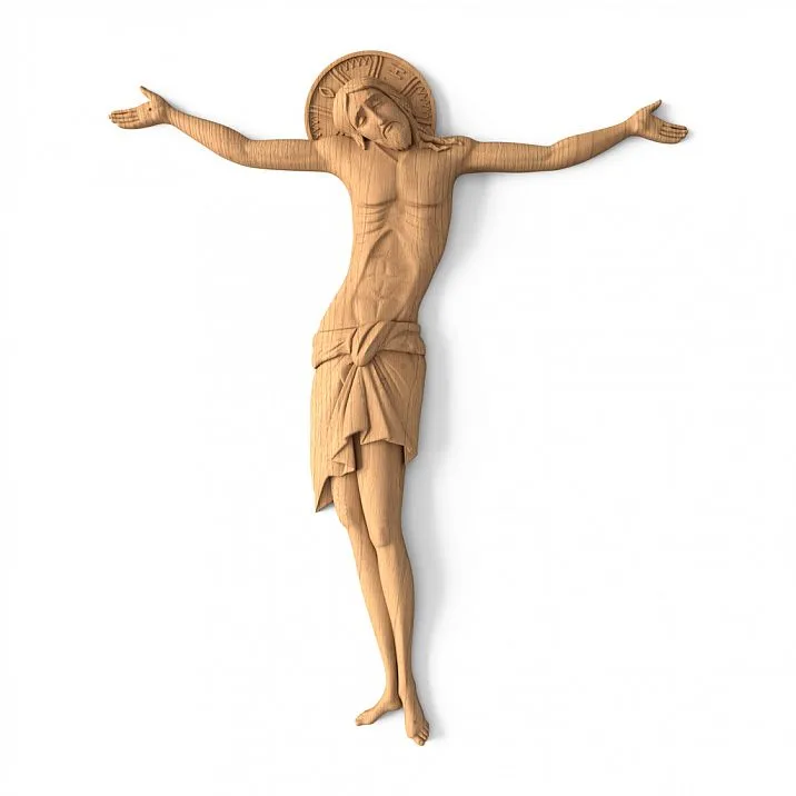 Crucifix made of wood for sale