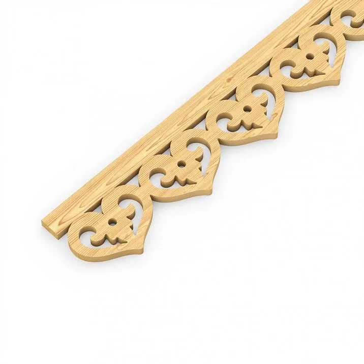 Carved wooden casings