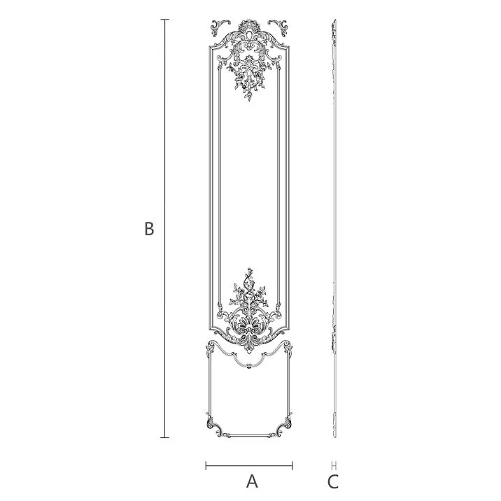 Furniture and wall decor &ndash; C.VRS-062 drawing