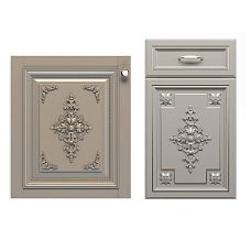 Узоры из дерева для мебельных фасадов , резная накладка N-154.1 фото