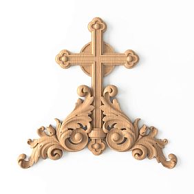 Carved Cross IKN-002