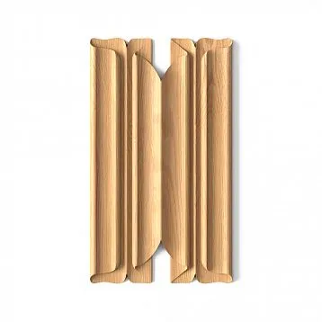 Decorative carved wood inlay N-220 in various sizes and materials