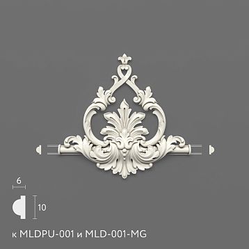 Polyurethane molding MLDPU-1-2.1. Molding decor. Image 6994562b0864f