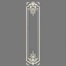 Overall view of Relief decoration CPU.VRS-059 with rich ornament and smooth scrolls.