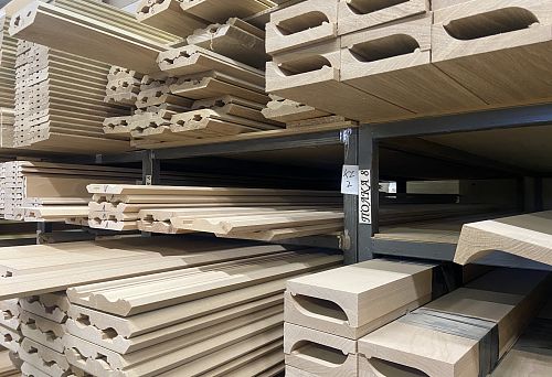 Wooden boarding from natural wood for interior wall finishing