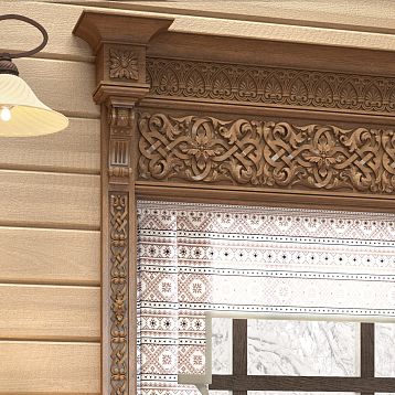 Carved molding K-064 for an elegant interior