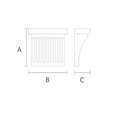 Countertop Console Drawing