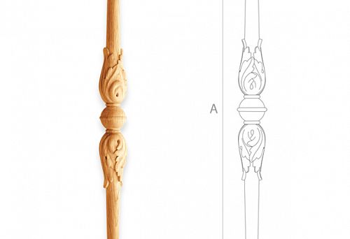Manufacturing balusters from wood