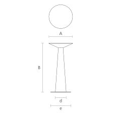 Стол STL-040 чертеж