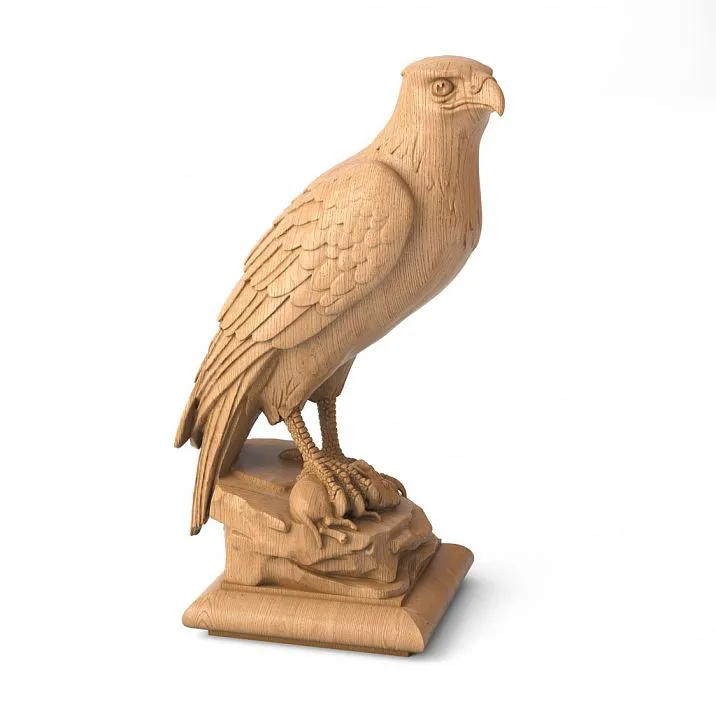 Newel cap on post L-105 &mdash; an unusual and original wooden decorative item