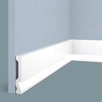 Baseboard LB99 from polystyrene HI WOOD, height 99 mm, thickness 18 mm, with special structural recess