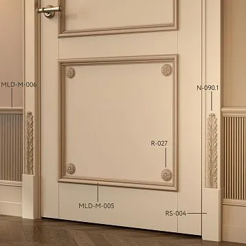 Carving detail of connecting socket RS-004