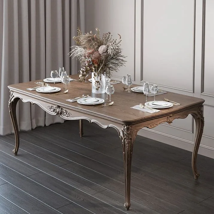 Countertop ST-020, suitable for a classic wooden table in the interior shown in the photo