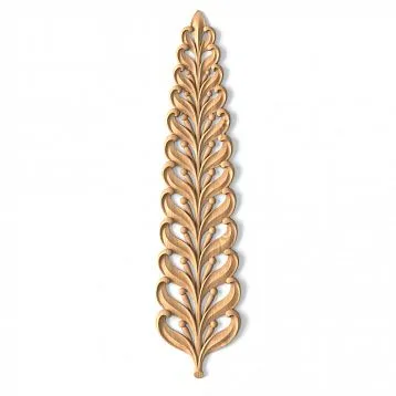 Wooden N-243 decorative plate with threaded hole for interior home decoration