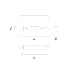 Cabinet handle spacing