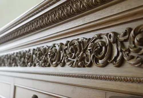 Detailed wooden decor for a stylish home interior