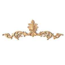 Elegant carved overlay ornament N-165 for door