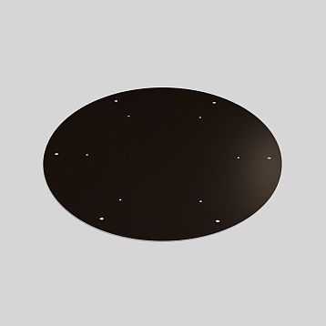 FUR-035 Galvanized Steel Mounting Plate 580&times;2 mm with Perforation for Large Furniture