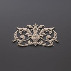Carved polyurethane overlay NPU-040 170mm - decorative element for furniture