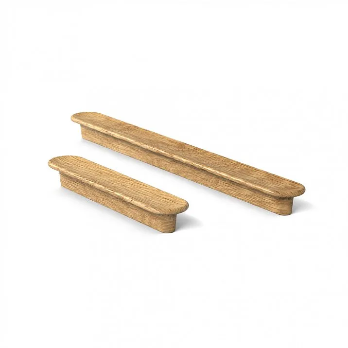 Furniture handles made of solid beech