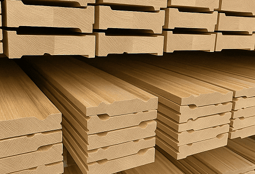 Profiled Wooden Skirting Boards for Warehouse Spaces &mdash; Products for Interiors in Cherepovets