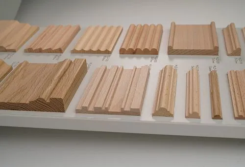 Decorative moldings and cornices for furniture decoration