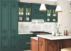 Detailed View of Wood Carving on Overlay from C-001-3 Wooden Decor Set