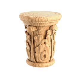 Wooden capital KL-045