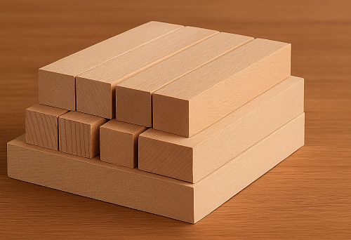 Брус из дуба — ровные деревянные заготовки премиального качества, светлая текстура