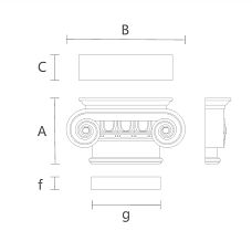 Капитель KL-060 в Мебельном Дизайне чертеж