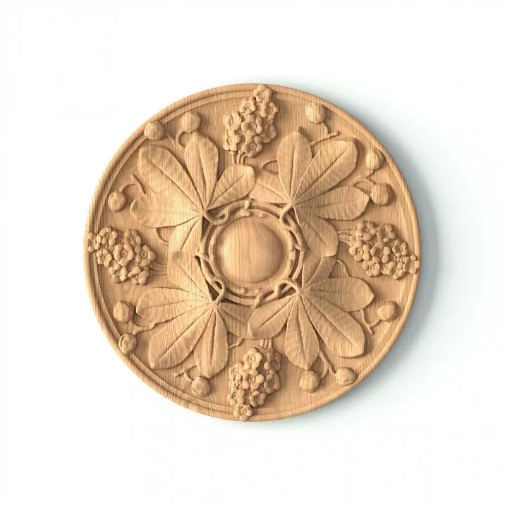 Carved Rosette R-007 in Classic Style