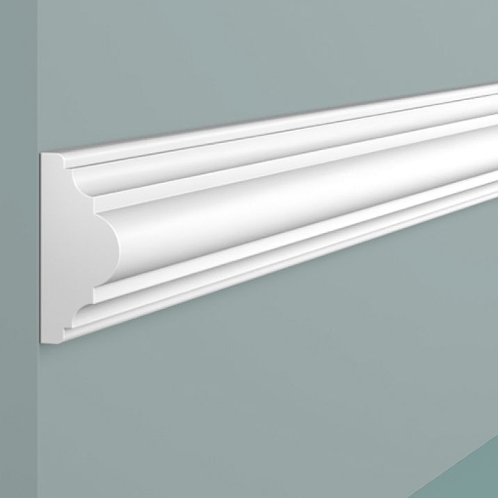 Molding D40V1 POLYSTYRENE HI WOOD 40mm x 18.5mm x 2.0m close-up