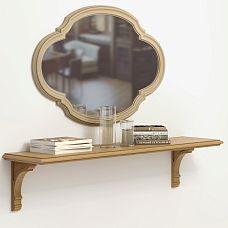 Кронштейны для полок, гладкий кронштейн KR-060 в интерьере на фото