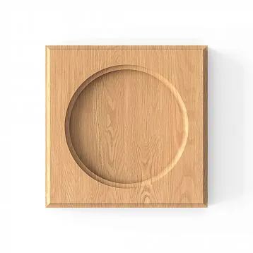 RS-003 connector socket made of oak