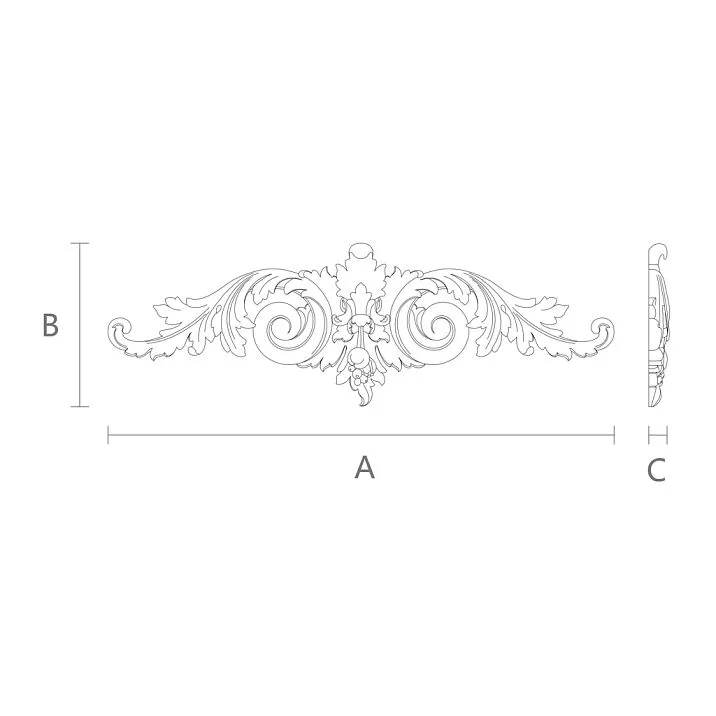 Polyurethane overlays NPU-250, molding drawings for home
