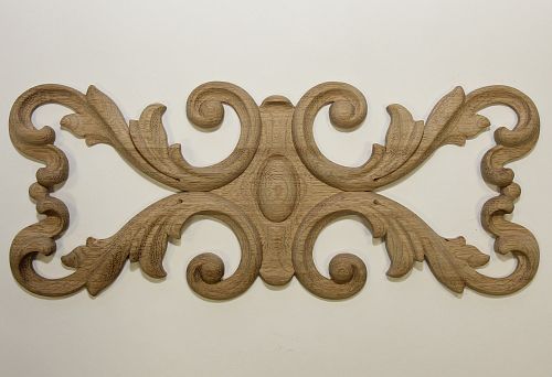 Fine hand-carved wood for decorative interior design.