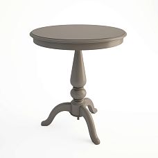 Table with tabletop ST-023 with round shape and smooth surface