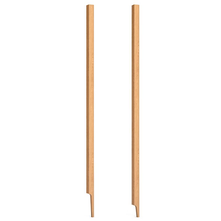 Геометрическая мебельная ножка MN-186-2 из натурального дерева.