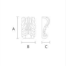 Кронштейн для декора и функциональности чертеж