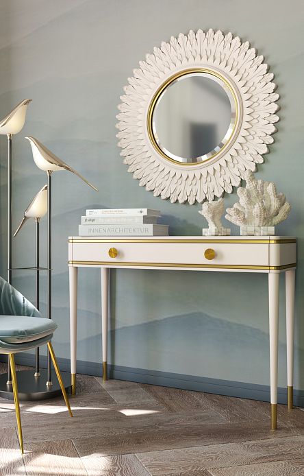 Modern interior with carved frame RM-026 and furniture legs MN-148