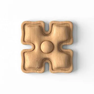 Wooden Rosette R-040