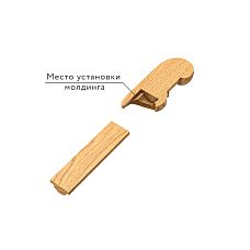 Резной наконечник N-438L к молдингу MLD-001 - схема соединения